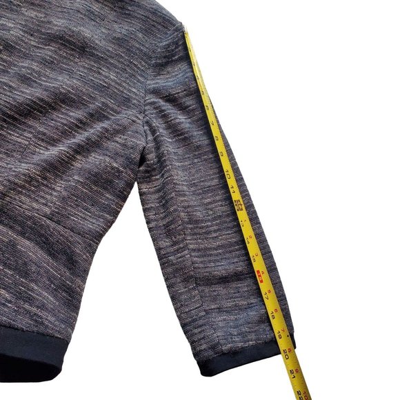 Halogen Tweed Black Blazer Jacket Size Lg Nordstrom - Picture 7 of 11